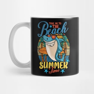 Shark Hawaiian Aloha Take Me To The Beach Summer Time Mug